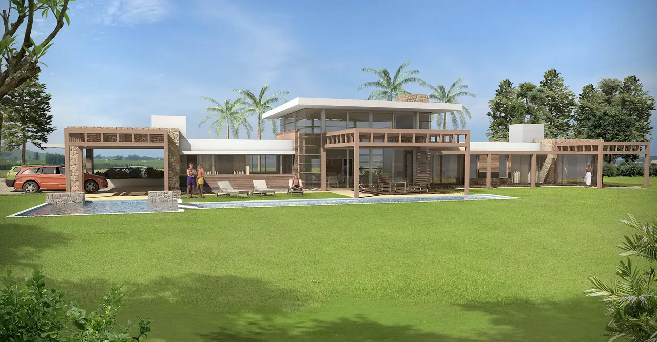 Casa Alpha, vista